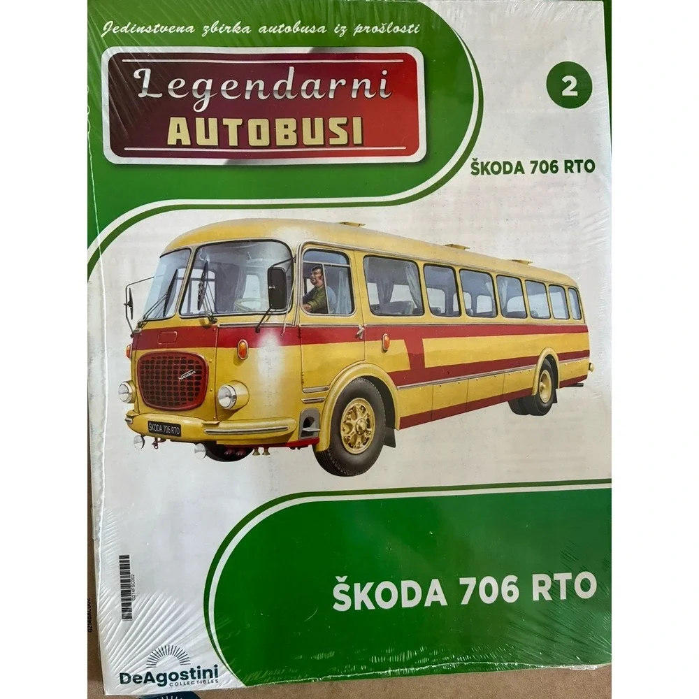 DeAgostini Skoda 706 RTO 1:72 Diecast Iconic Buses From A Bygone Era Series NEW‎